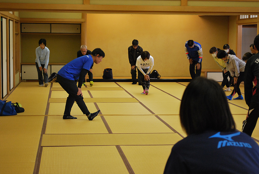 ②徳島大学　田中俊夫教授　による「筋トレ実習」の様子 7